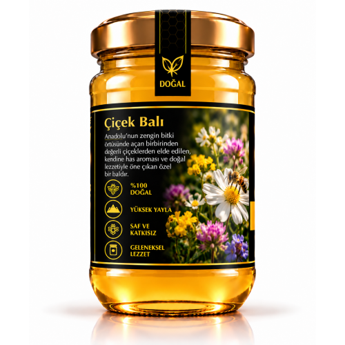 Süzme Çiçek Balı (Erzurum) (850 gr)